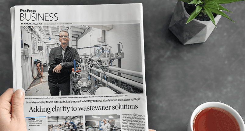 Nexom & Cyclor® Turbo Profiled in Winnipeg Free Press