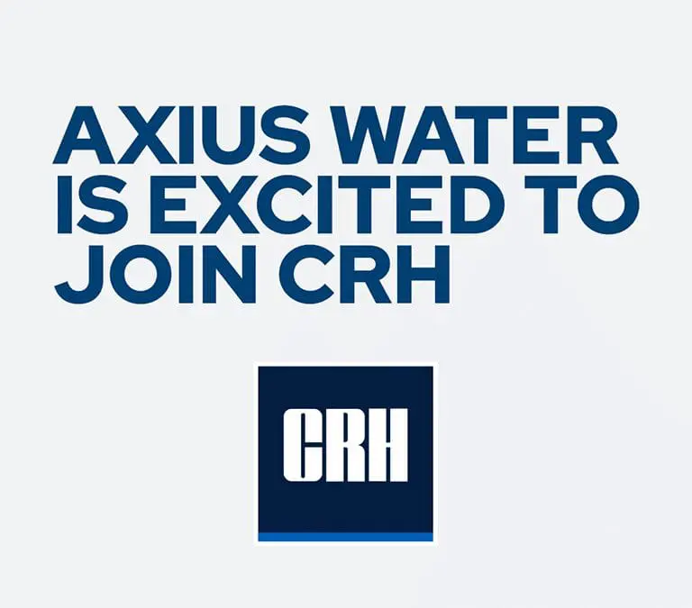 Axius Water is excited to be joining CRH
