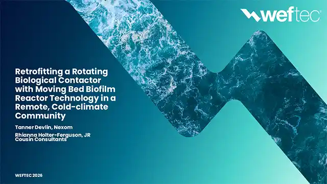 Technical Session at WEFTEC2026